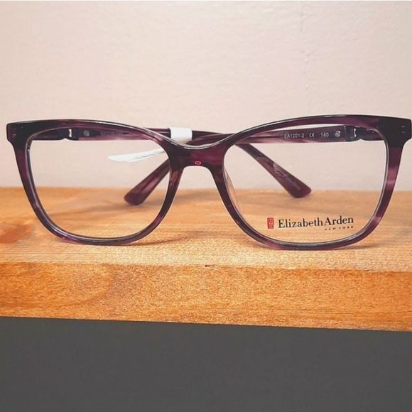 NEW Elizabeth Arden Eyeglass Frame, Prescription-ready PURPLE glasses 52-16-140 - Picture 2 of 5